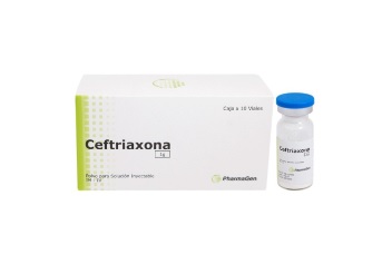 CEFTRIAXONA 1GR CJA x 10 VIALES - OQCORP