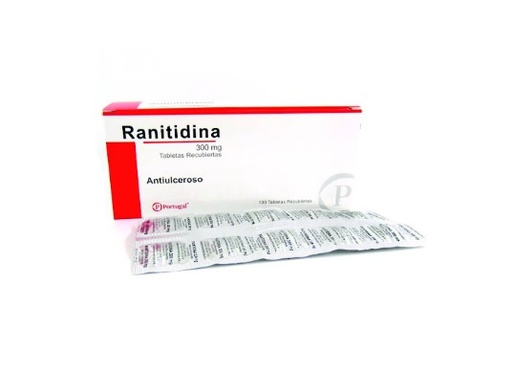 RANITIDINA 300MG CJA x 100 TAB - PORTUGAL