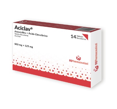 ACICLAV 500MG+125MG x 14TAB REC - OQCORP