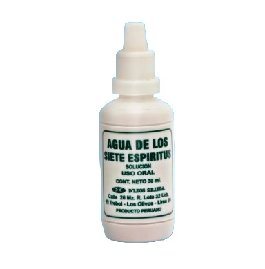 AGUA DE LOS 7 ESPIRITUS x 30ML - D´LEOS
