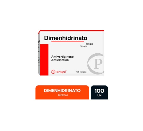 DIMENHIDRINATO 50MG CJA x 100 TAB - PORT.