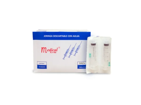 JERINGA 1ML 25G x 5/8 TUBERC. x 100 - MEDICAL