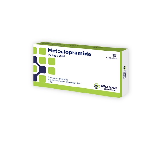 METOCLOPRAMIDA 10MG/2ML x 10AMP - OQCORP