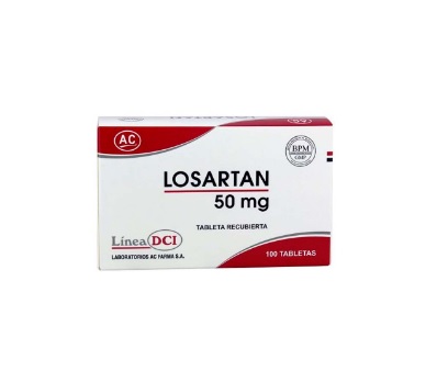 LOSARTAN 50MG CJA x 60 TAB REC. - ACFARMA