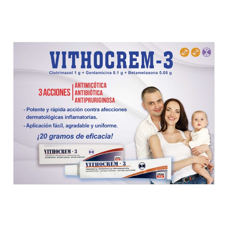 VITHOCREM-3 CREMA x 20GR - DP