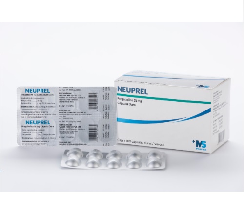NEUPREL (pregabalina) 75MG CJA x 100CAP D - MSP