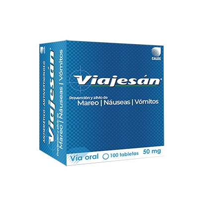 VIAJESAN 50MG CJA x 100 TAB - CALOX