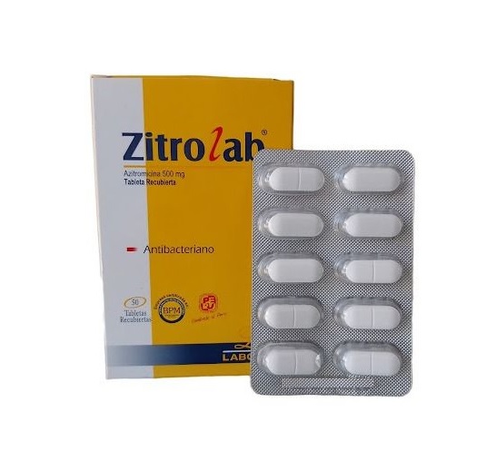 ZITROLAB 500MG CJA x 50TAB REC. - LABOFAR