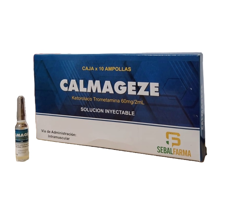 CALMAGEZE 60MG/2ML CJA x 10AMP I.M - SEBAL F.