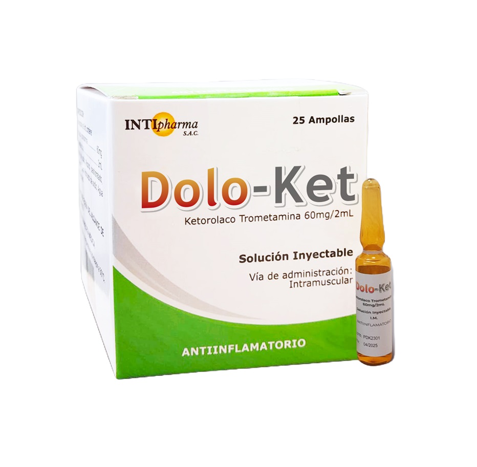 DOLO-KET 60MG/2ML I.M. x 25AMP - INTIPHARMA