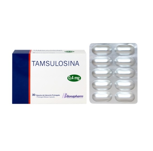 TAMSULOSINA 0.4MG CJA x 30 CAP - BONAPHARM