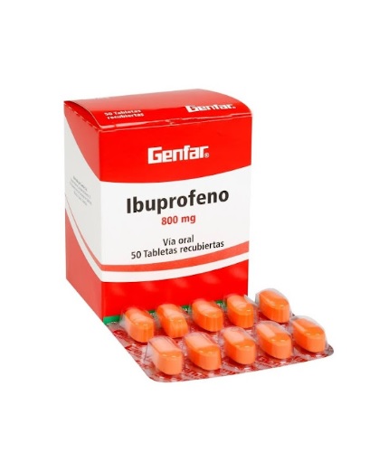 IBUPROFENO 800MG CJA x 50 TAB - GENFAR