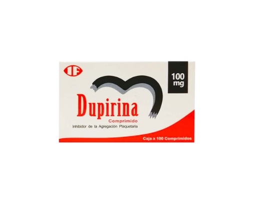 DUPIRINA 100MG CJA x 100TAB - INDUFAR