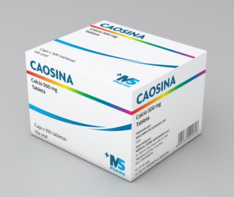 CAOSINA (calcio) 500MG CJA x 100 TAB - MSP