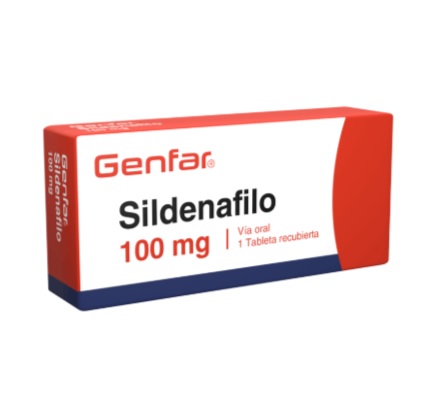 SILDENAFILO 100MG CJA x 1 TAB - GENFAR