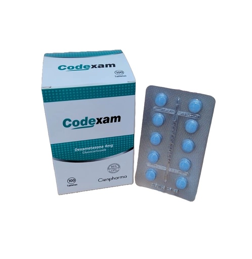 CODEXAM 4MG CJA x 100 TAB - CIENPHARMA