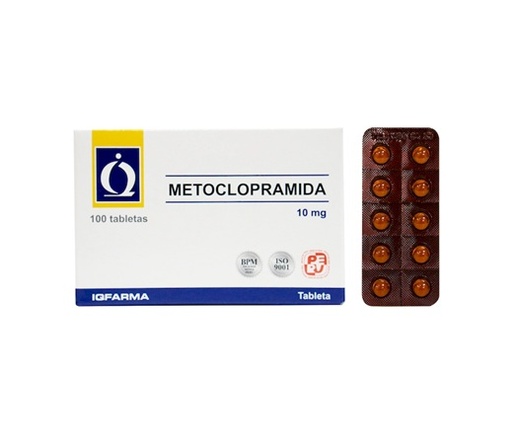 METOCLOPRAMIDA 10MG CJA x 100TAB - IQFARMA