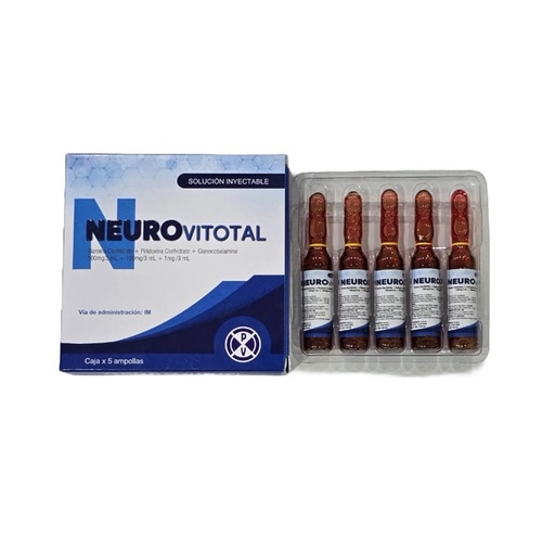 NEUROVITOTAL SOL INY I.M. x 5AMP - PV