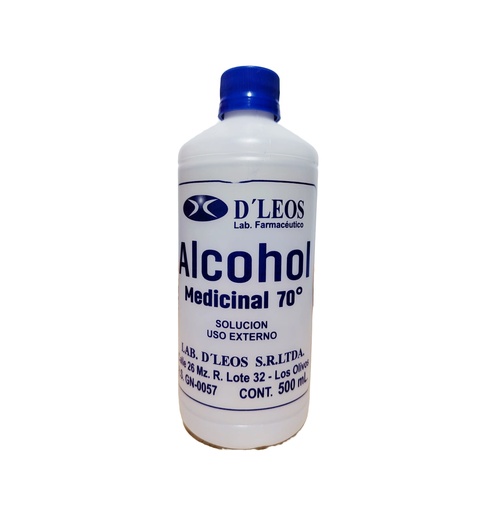 ALCOHOL 70º FCO x 500ML D´LEOS