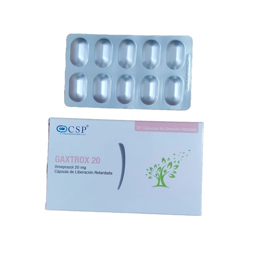 GAXTROX 20 (omeprazol) CJA x 30CLR - CSP