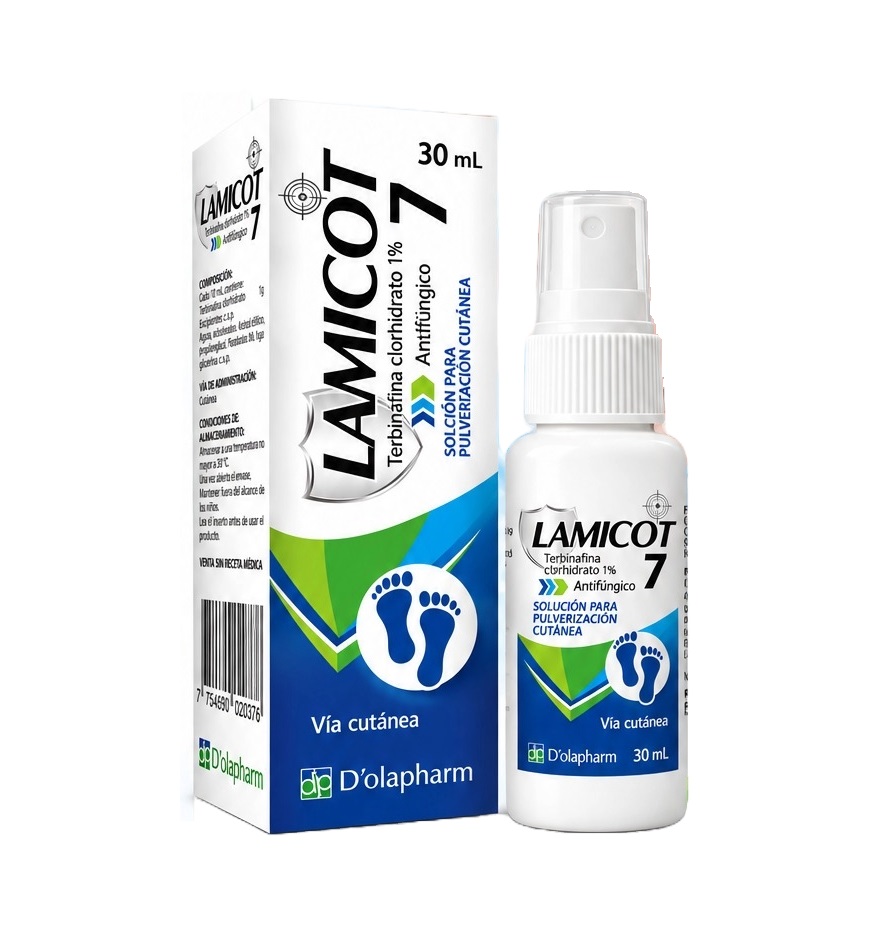 LAMICOT 7 SOL 1% SPRAY x 30ML - D'OLAPHARM