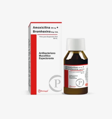 AMOXIC. + BROMHEX 250MG/4MG/5ML x 60ML - PORT.