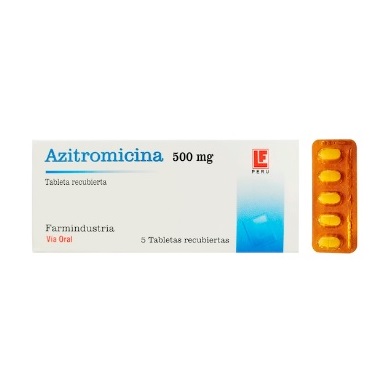 AZITROMICINA 500MG x 5TAB - FARMIND.