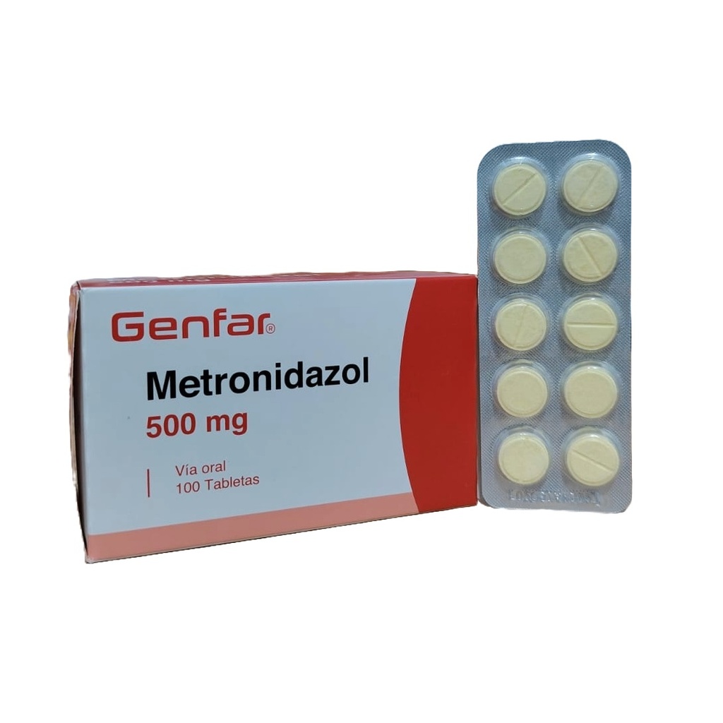 METRONIDAZOL 500MG CJA x 100 TAB - GENFAR