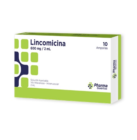 LINCOMICINA 600MG/2ML I.M/I.V x 10AMP - OQCORP