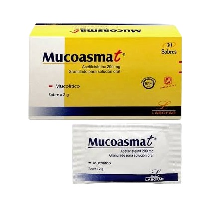 MUCOASMAT 200MG CJA x 30SOB - LABOFAR