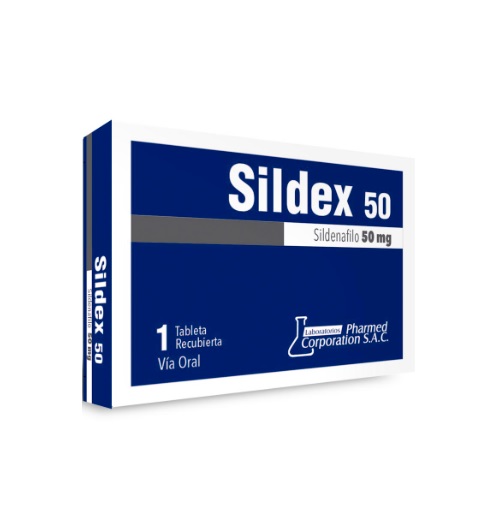 SILDEX 50MG CJA x 1 TAB REC - PHARMED