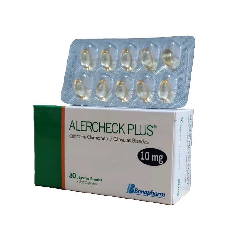 ALERCHECK PLUS 10MG x 30CAP BL - BONAPHARM