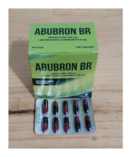 ABUBRON BR (500MG+8MG)CJA x 100CAP - LYAFARM