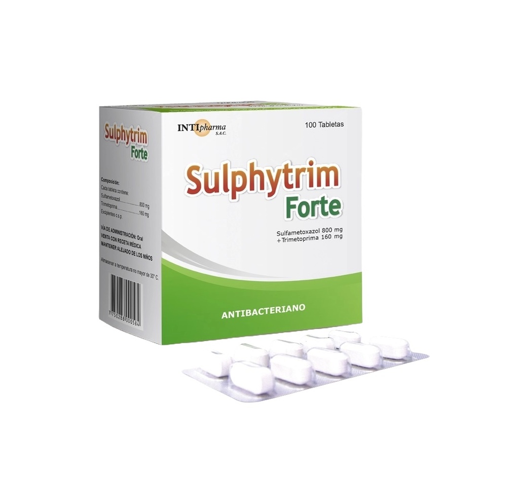 SULPHYTRIM FORTE X 100TAB - INTIPHARMA