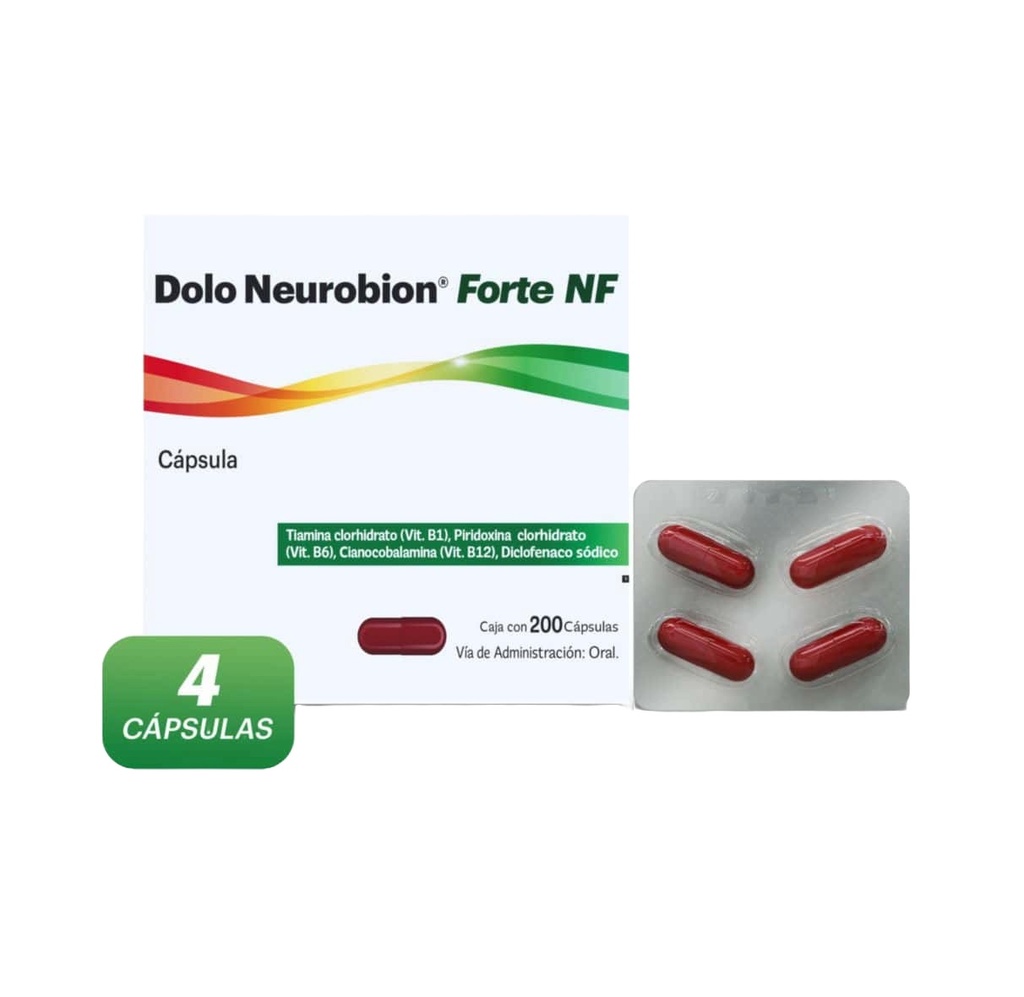 DOLO NEUROBION FORTE NF BLISTER x 4CAP