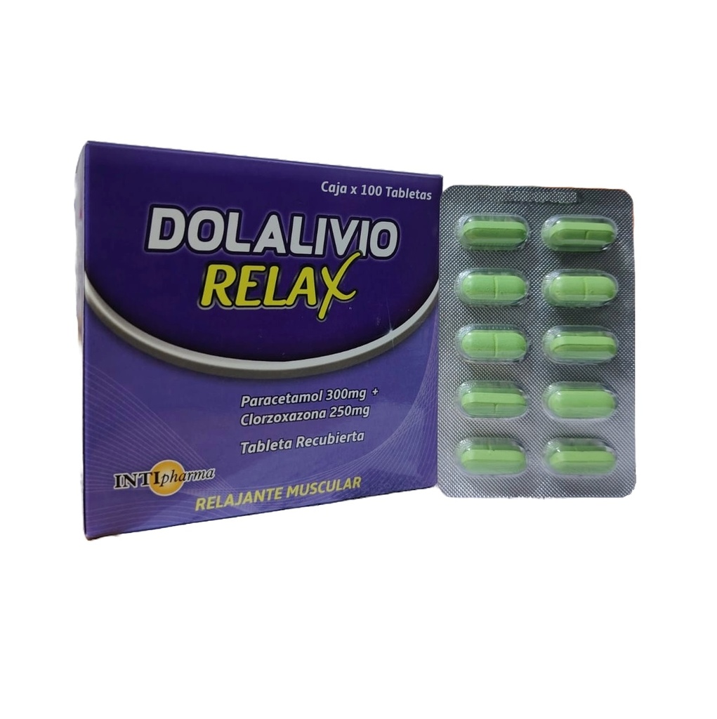 DOLALIVIO RELAX 300+250MG x 100TR - INTIPHA.