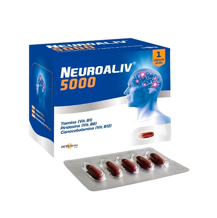 NEUROALIV 5000 B1,6,12 CJA x 60CB - INTIPHAR
