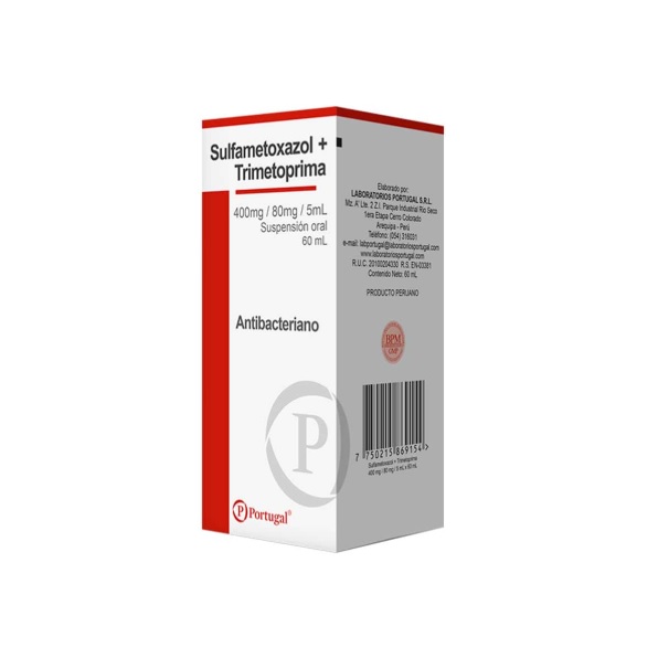 SULFA. + TRIM 400/80MG JBE x 60ML - PORTUGAL