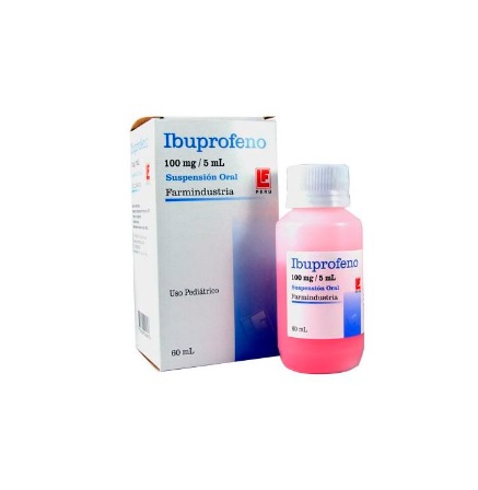 IBUPROFENO 100MG/5ML x 60ML - FARMIND.