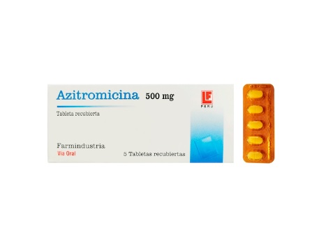 AZITROMICINA 500MG x 5TAB - FARMIND.