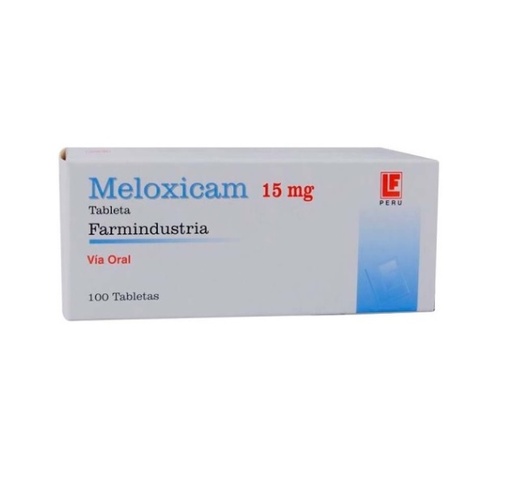 MELOXICAM 15MG CJA x 100TAB - FARMIND.