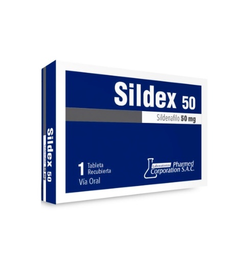 SILDEX 50MG CJA x 1 TAB REC - PHARMED