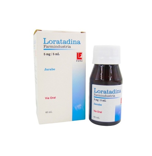 LORATADINA 5MG/5ML x 60ML - FARMINDUSTRIA