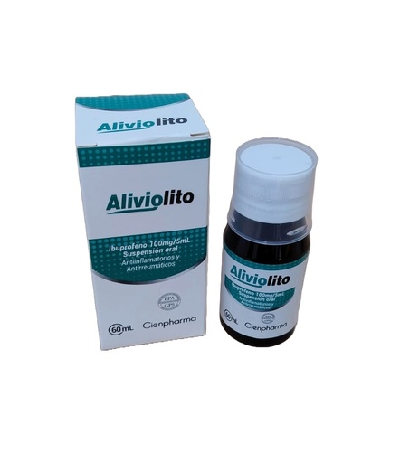 ALIVIOLITO 100MG/5ML SUSP x 60ML - CIENPHARMA