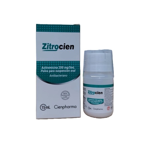 ZITROCIEN (azitrom.) 200MG/5ML x 15ML - CIENPHARMA