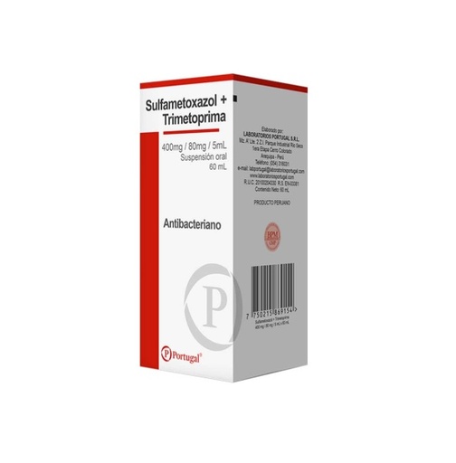 SULFA. + TRIM 400/80MG JBE x 60ML - PORTUGAL